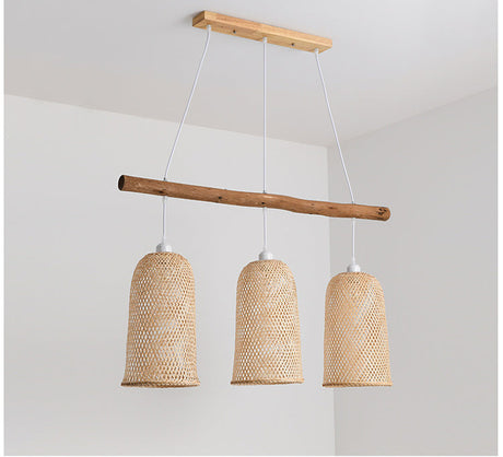 BOJI Haruki Elegant Natural Wood Stairlight Pendant Lamp from BOJI