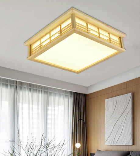 BOJI Haruki Minimalist Square LED Ceiling Light from BOJI