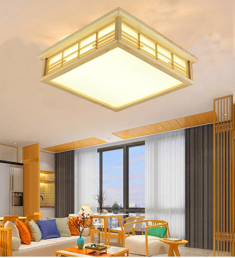 BOJI Haruki Minimalist Square LED Ceiling Light from BOJI