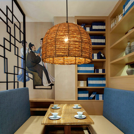 BOJI Haruki Modern Minimalist Woven Ceiling Lamp from BOJI