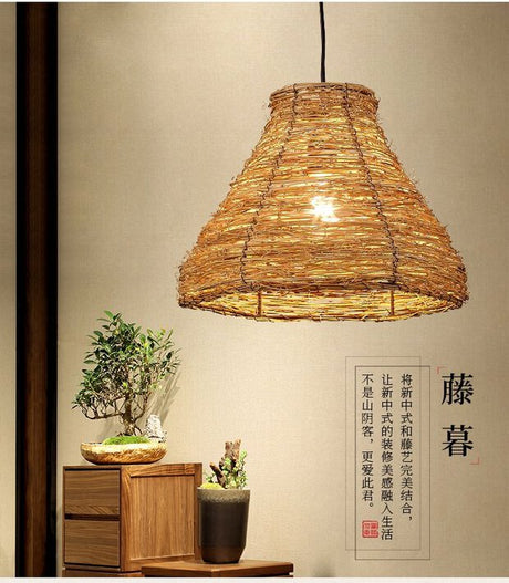 BOJI Haruki Modern Minimalist Woven Ceiling Lamp from BOJI