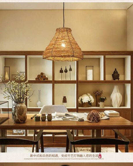 BOJI Haruki Modern Minimalist Woven Ceiling Lamp from BOJI