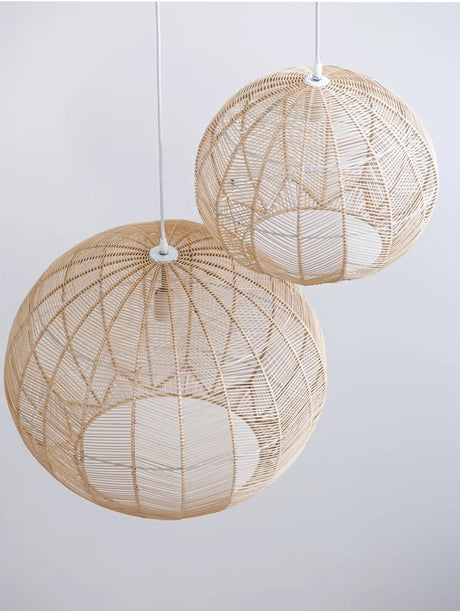 BOJI Haruko Vintage Woven Ceiling Lamp Retro Light Fixture from BOJI