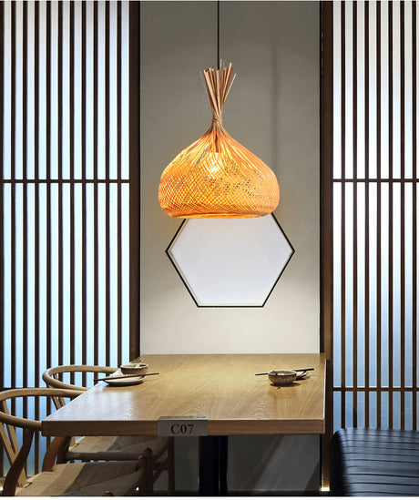 BOJI Haruko Vintage Woven Ceiling Lamp Retro Light Fixture from BOJI