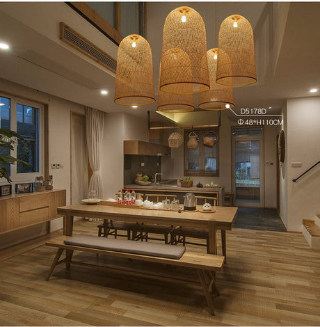 BOJI Isadora Elegant Woven Ceiling Lamp - Chinese Style from BOJI