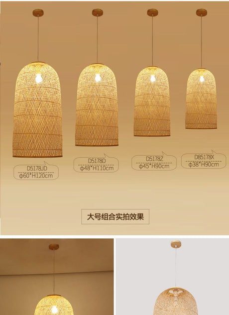 BOJI Isadora Elegant Woven Ceiling Lamp - Chinese Style from BOJI