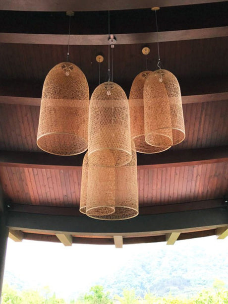 BOJI Isadora Elegant Woven Ceiling Lamp - Chinese Style from BOJI