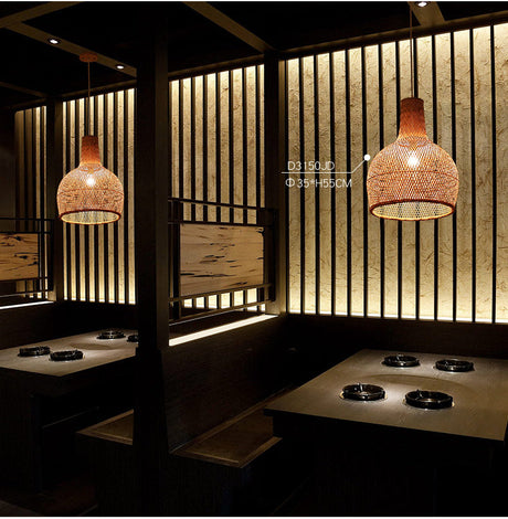 BOJI Isadora Elegant Woven Ceiling Lamp - Chinese Style from BOJI