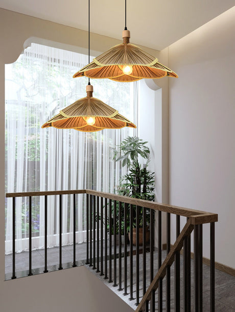 BOJI Kaori Elegance Bamboo Lantern Living Room Light from BOJI