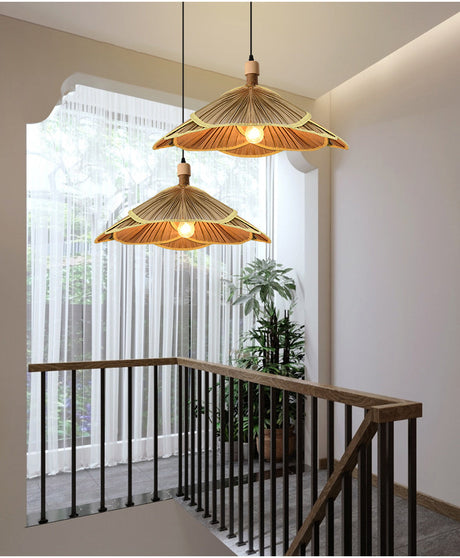 BOJI Kaori Elegance Bamboo Lantern Living Room Light from BOJI