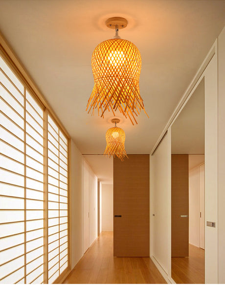 BOJI Kenji Vintage Rustic Lantern Ceiling Light from BOJI