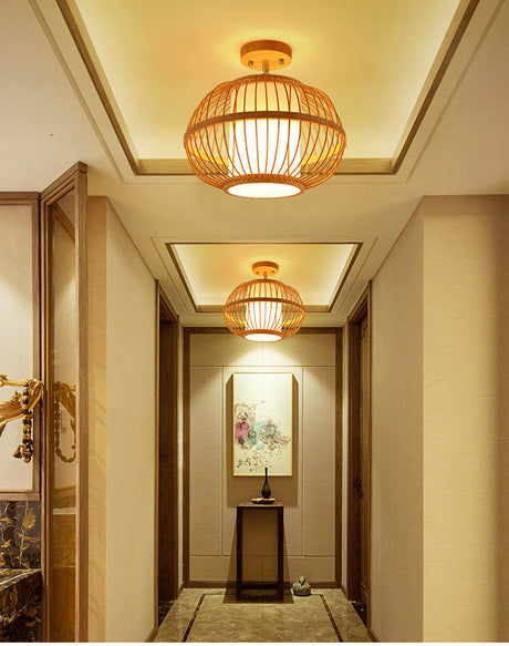 BOJI Kenji Vintage Rustic Lantern Ceiling Light from BOJI