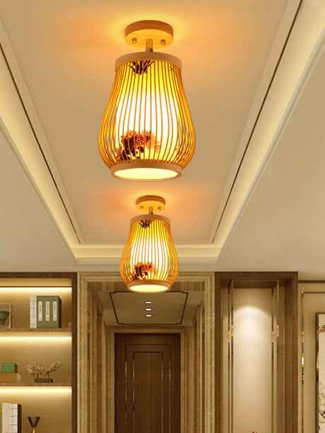 BOJI Kenji Vintage Rustic Lantern Ceiling Light from BOJI
