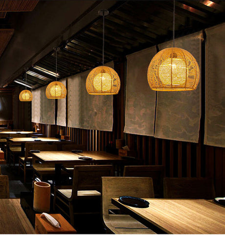 BOJI Kintaro Artistic Woven Lampshade Ceiling Lamp from BOJI