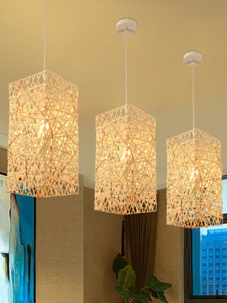 BOJI Kintaro Elegant Bamboo Chandeliers from BOJI