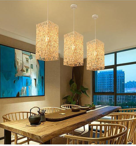 BOJI Kintaro Elegant Bamboo Chandeliers from BOJI