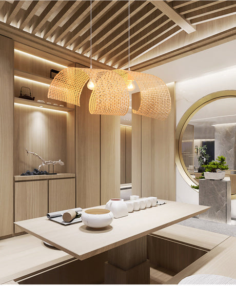 BOJI Kiyoshi Elegant Artistic Ceiling Lamp Living Room Decor from BOJI