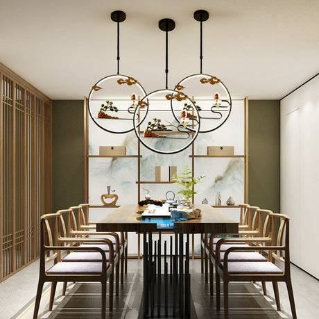 BOJI Minoru Stylish LED Ceiling Lamp Chinese Style from BOJI