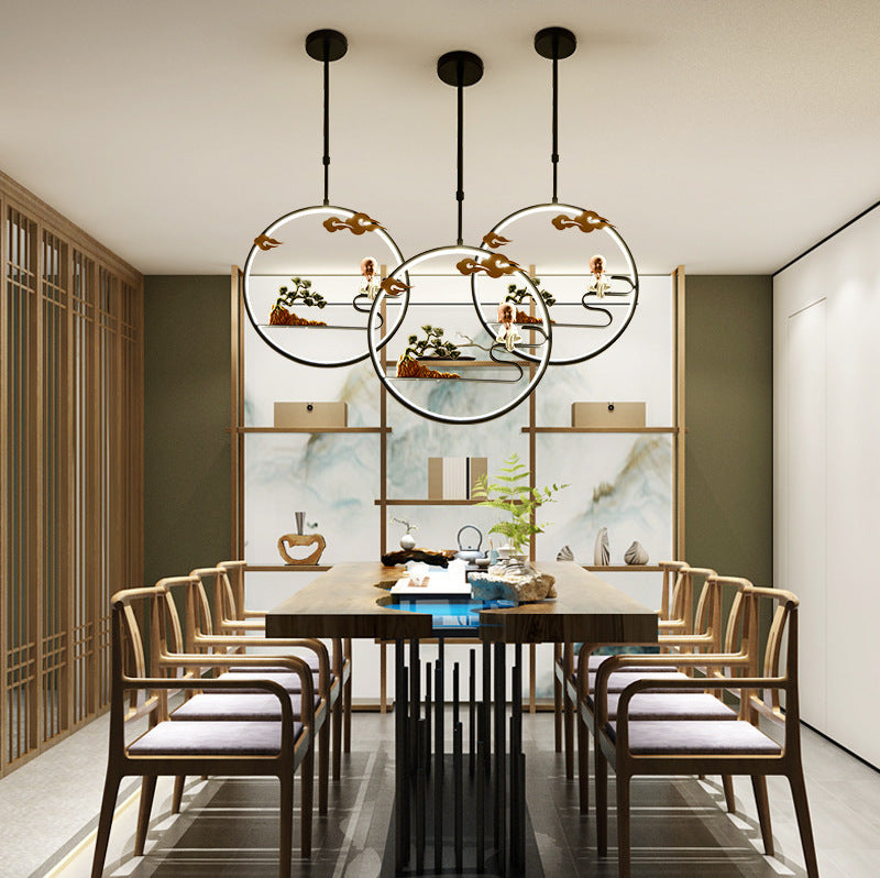 BOJI Minoru Stylish LED Ceiling Lamp Chinese Style from BOJI