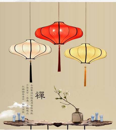BOJI Octavia Elegant Chinese Hand-Painted Ceiling Lamp from BOJI