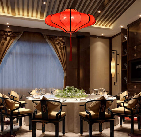 BOJI Octavia Elegant Chinese Hand-Painted Ceiling Lamp from BOJI
