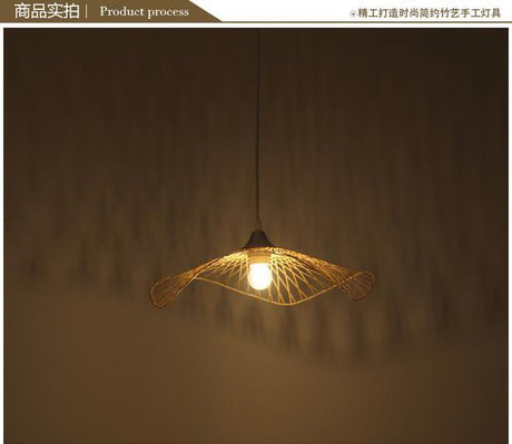 BOJI Santiago Elegant Bamboo Ceiling Lamp Living Room Light from BOJI
