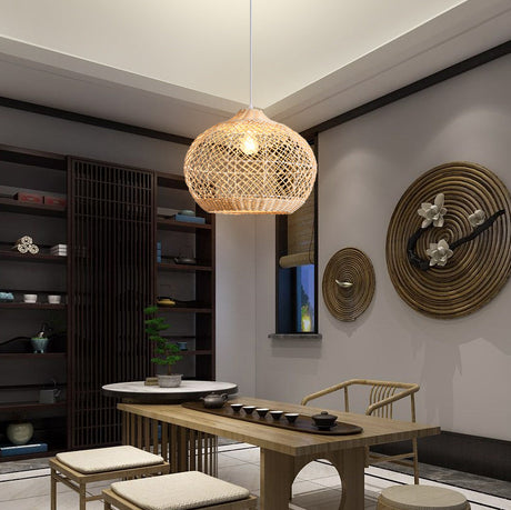 BOJI Santorini Elegant Modern Woven Ceiling Lamp from BOJI