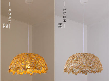 BOJI Sapporo Creative Personalized Bird Nest Rattan Art Chanders from BOJI