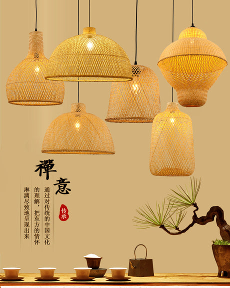BOJI Suyin Elegant Woven Design Ceiling Lamp from BOJI