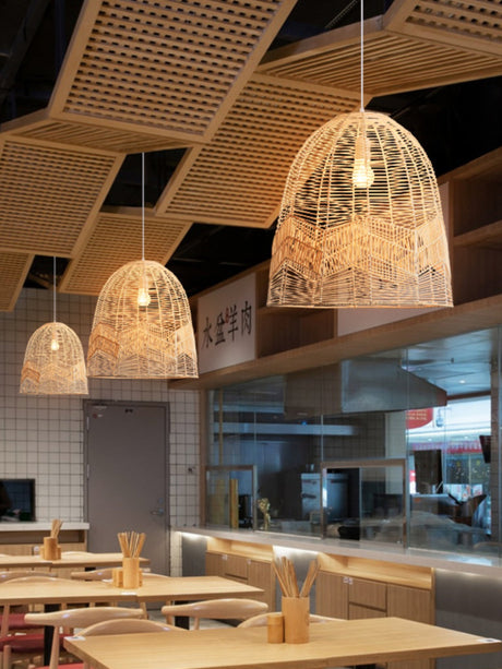 BOJI Takumi Elegant Bamboo Ceiling Lamp from BOJI