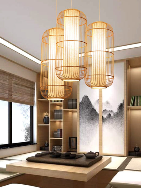 BOJI Takumi Elegant Woven Ceiling Lamp - Custom Made Chinese Style from BOJI