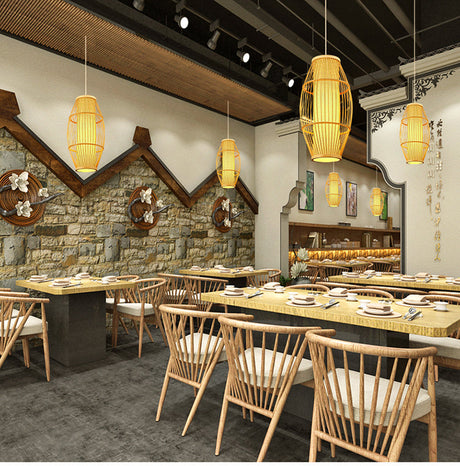 BOJI Takumi Elegant Woven Ceiling Lamp - Custom Made Chinese Style from BOJI