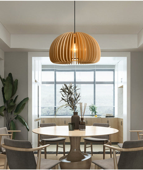 BOJI Takumi Rustic Elegant Wooden Ceiling Lamp from BOJI
