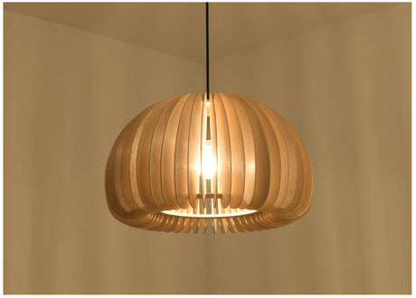 BOJI Takumi Rustic Elegant Wooden Ceiling Lamp from BOJI