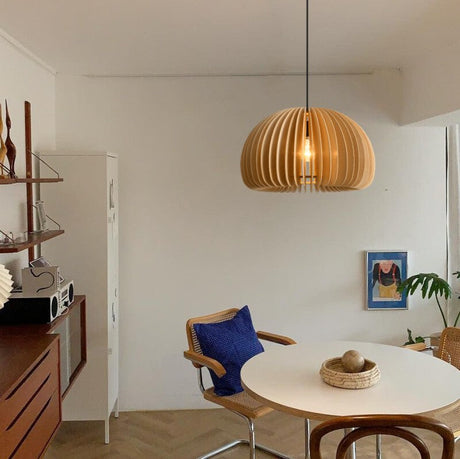 BOJI Takumi Rustic Elegant Wooden Ceiling Lamp from BOJI