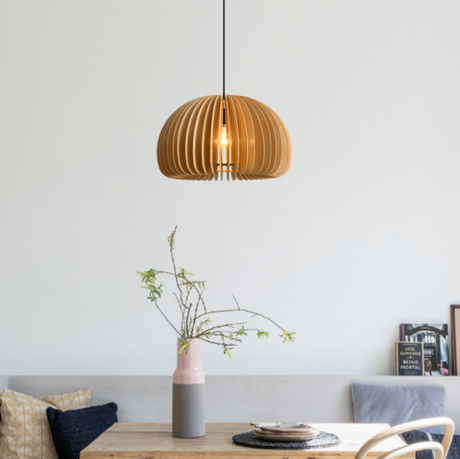 BOJI Takumi Rustic Elegant Wooden Ceiling Lamp from BOJI