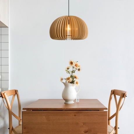 BOJI Takumi Rustic Elegant Wooden Ceiling Lamp from BOJI