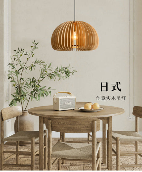 BOJI Takumi Rustic Elegant Wooden Ceiling Lamp from BOJI