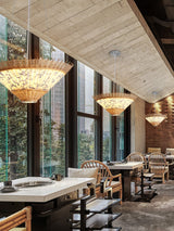 BOJI Yuzuki Elegant Woven Ceiling Lamp - Chinese Style Living Room Light. from BOJI