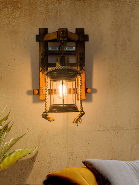 BOJI Zigzag Waverly Rustic Ambient Coffee Lantern from BOJI