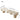Elouise Wavy Long Bench from maija