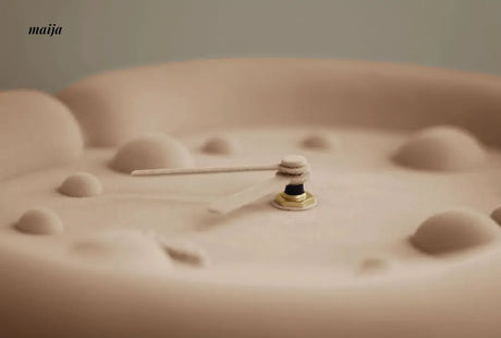 Fuzzy Oval Wall Clock from maija