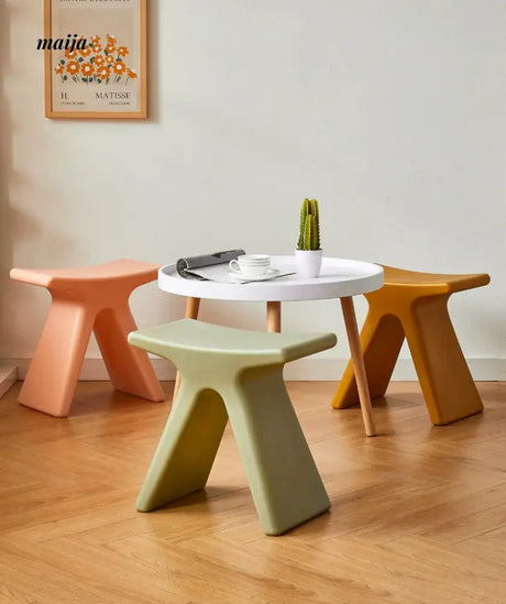 Pastel Shoe Changing Bench from maija