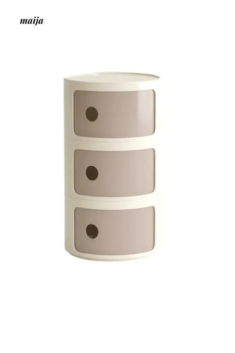 PUMPKIN BOX Round Minimalist Bedside Table from PUMPKIN BOX