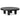 SAVALLE Low Round Coffee Table in Charred Ash Wood Finish
