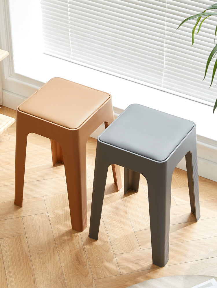 CHENGXIN HOME Araceli Thickened Modern Stacking Plastic Stool from CHENGXIN HOME