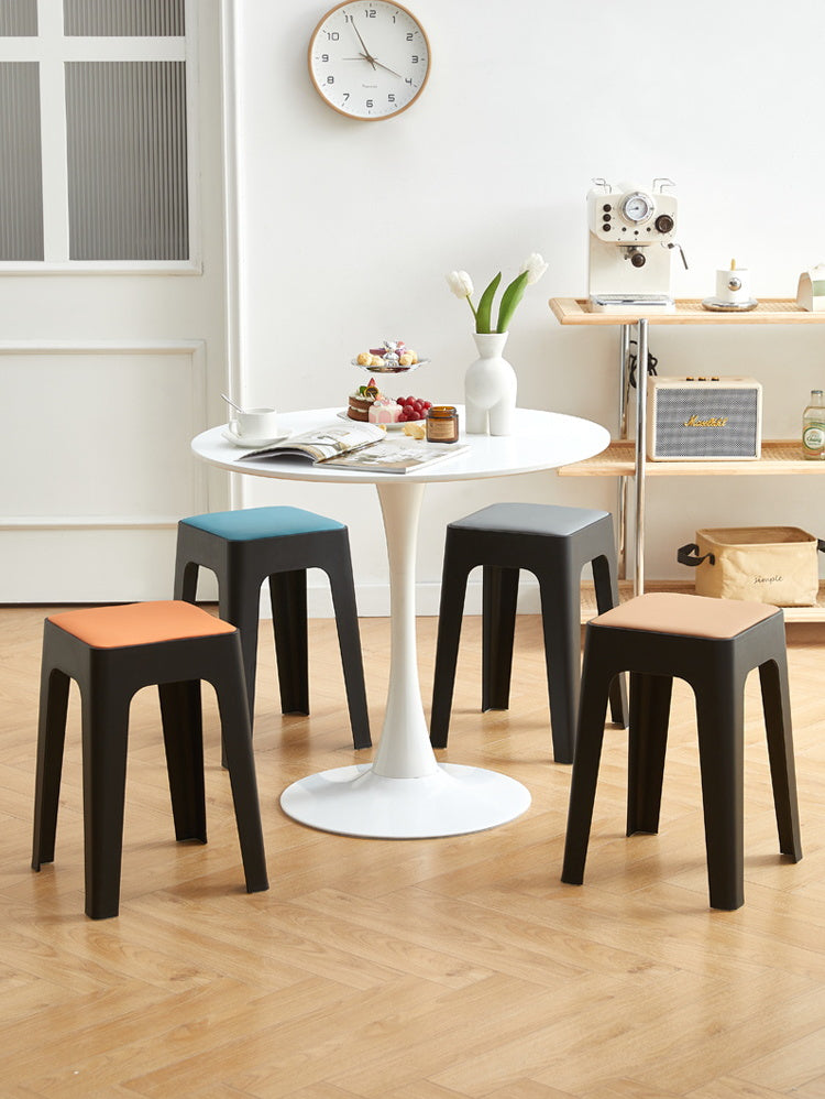 CHENGXIN HOME Araceli Thickened Modern Stacking Plastic Stool from CHENGXIN HOME
