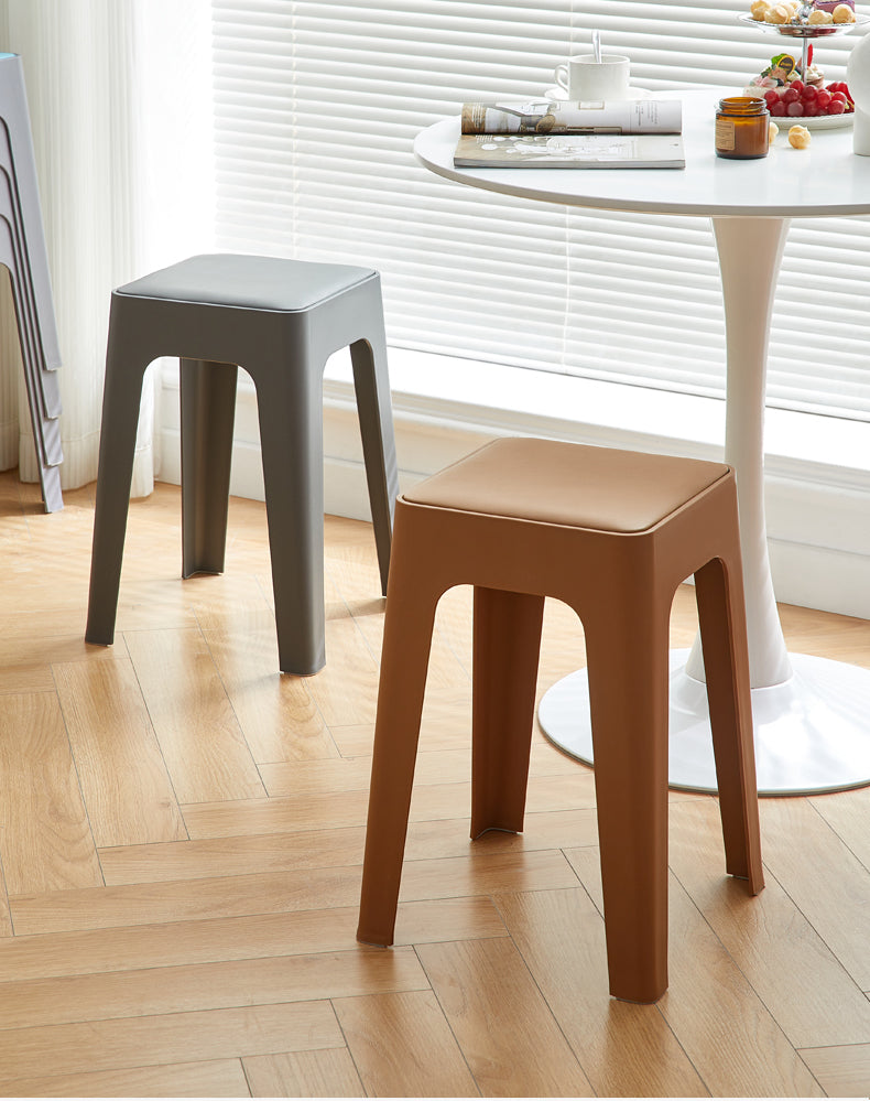 CHENGXIN HOME Araceli Thickened Modern Stacking Plastic Stool from CHENGXIN HOME
