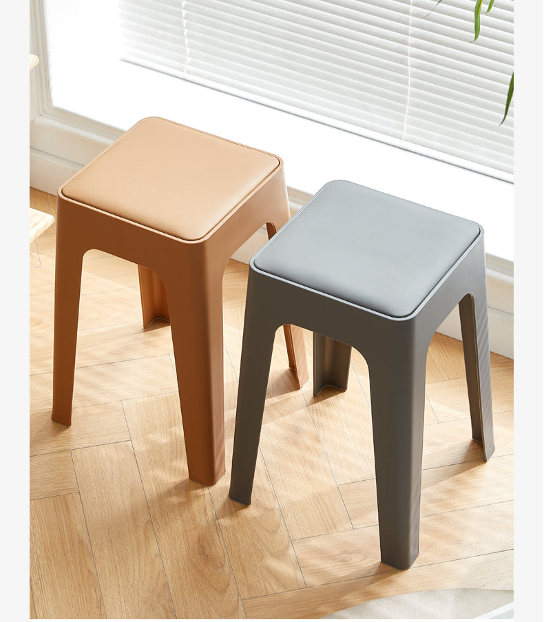 CHENGXIN HOME Araceli Thickened Modern Stacking Plastic Stool from CHENGXIN HOME