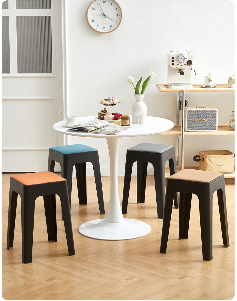 CHENGXIN HOME Araceli Thickened Modern Stacking Plastic Stool from CHENGXIN HOME